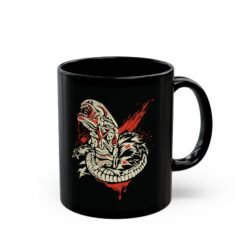👶👽 Xenomorph Baby Black Mug – Cute, Creepy, and Caffeinated