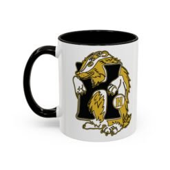 🦡 House of Badger Accent Color Mug – Sip with Heart