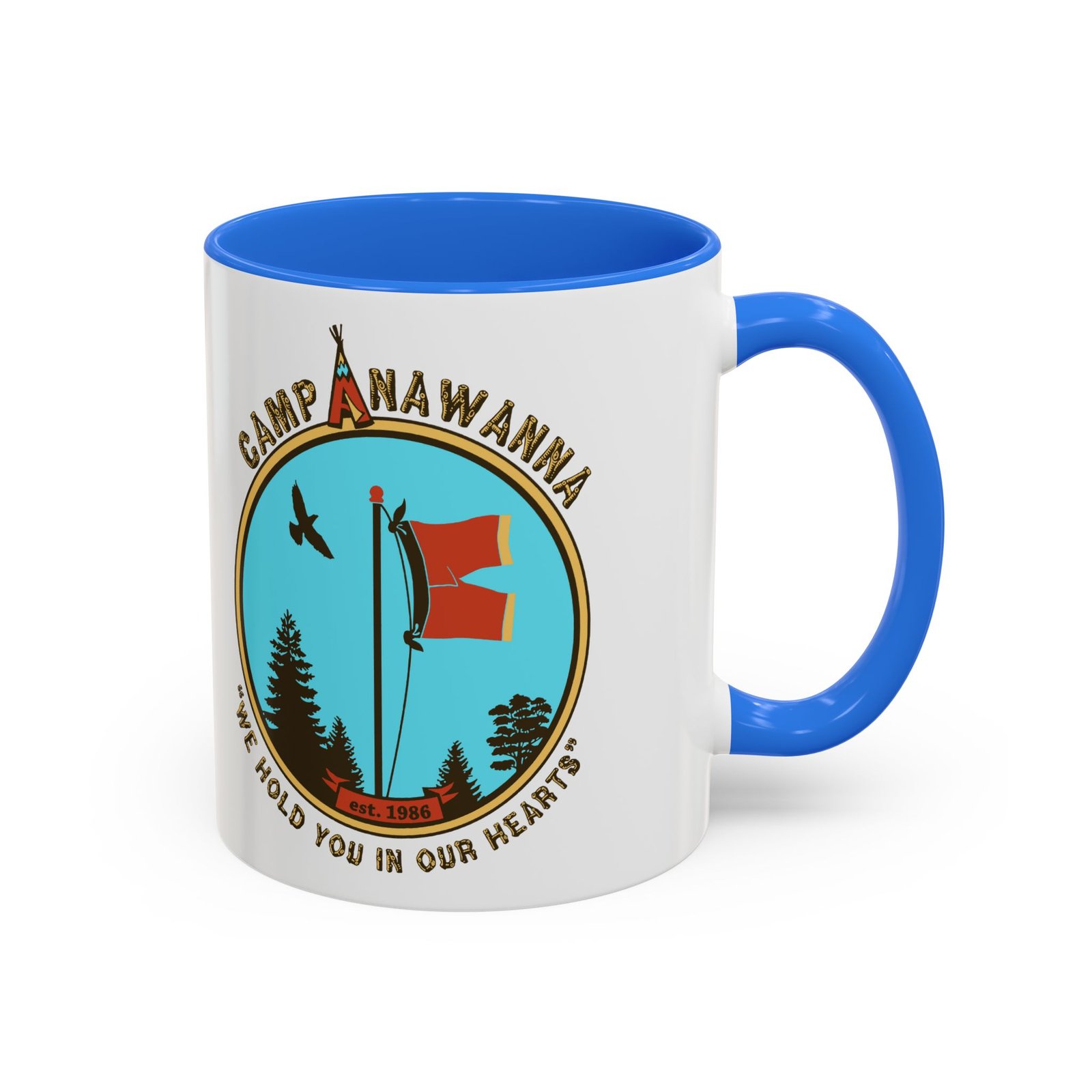 ☕🏕️🩲 Camp Anawanna Color Accent Mug – We Hold You in Our Hearts (and Hands) - Image 7