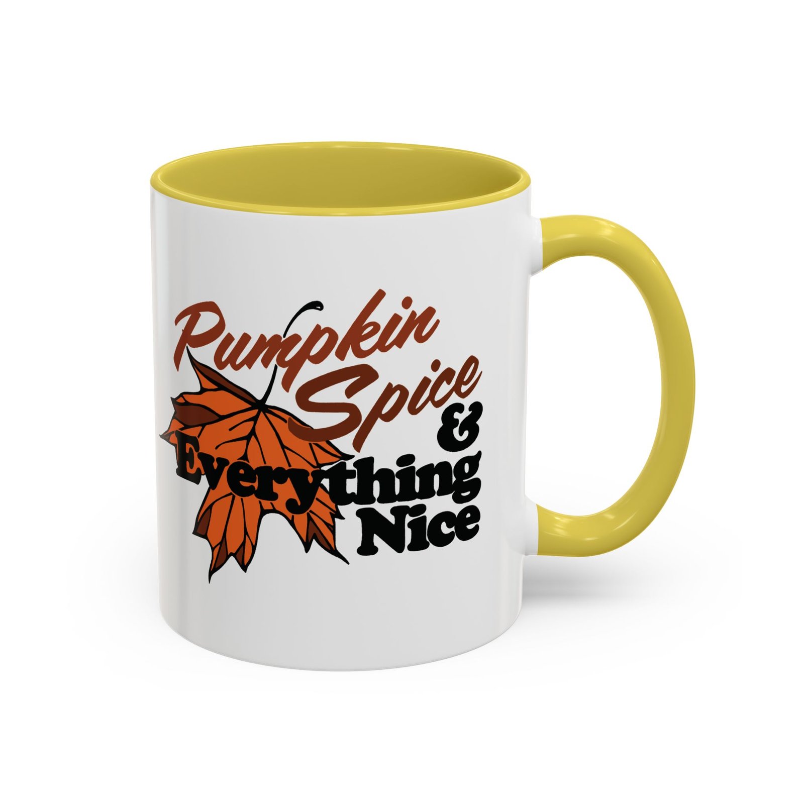 🎃☕ Pumpkin Spice & Everything Nice Accent Mug – Sip into Autumn - Image 11