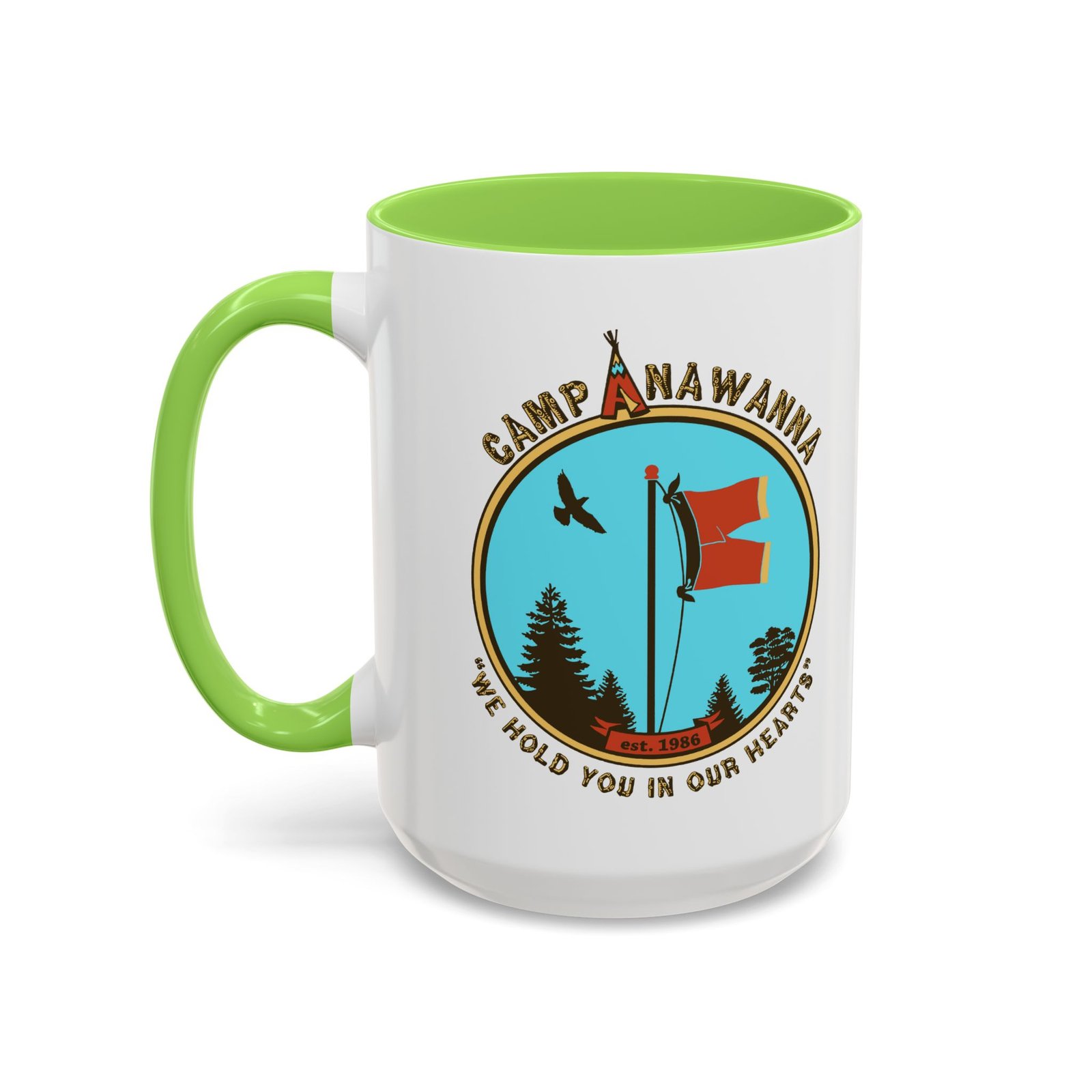 ☕🏕️🩲 Camp Anawanna Color Accent Mug – We Hold You in Our Hearts (and Hands) - Image 36