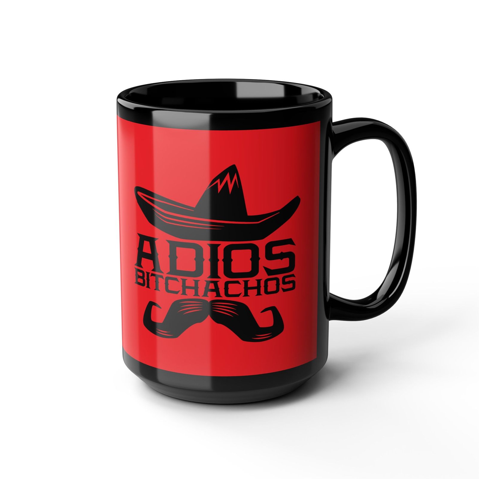 🌵 Adiós, Bitchachos Black Mug – Bold Brews & Even Bolder Goodbyes - Image 8