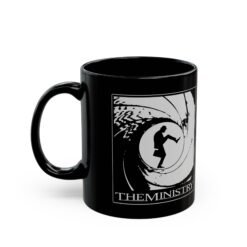 🕴️ Ministry of Silly Walks x James Bond Black Mug – Sip with Style... and a Stumble
