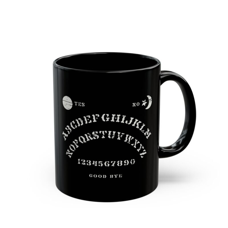 Ouija Board - Black Mug – Sip with a Spirit of Mystery
