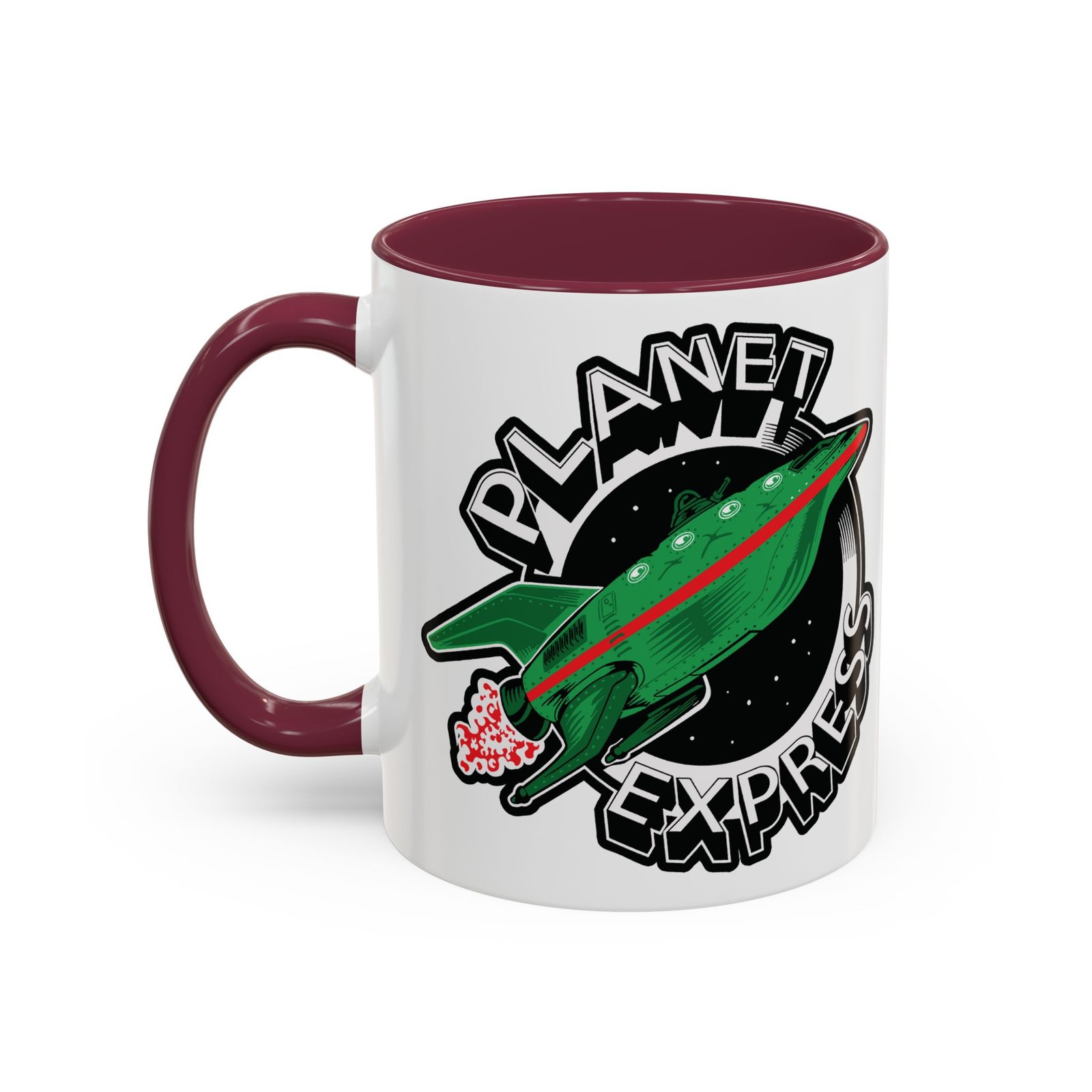 ☕ Planet Express Color Accent Mug – Fuel Your Day, 31st Century Style - Image 10