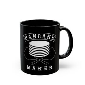 Pancake Maker - Black Mug – Powered by Flapjacks & Sass