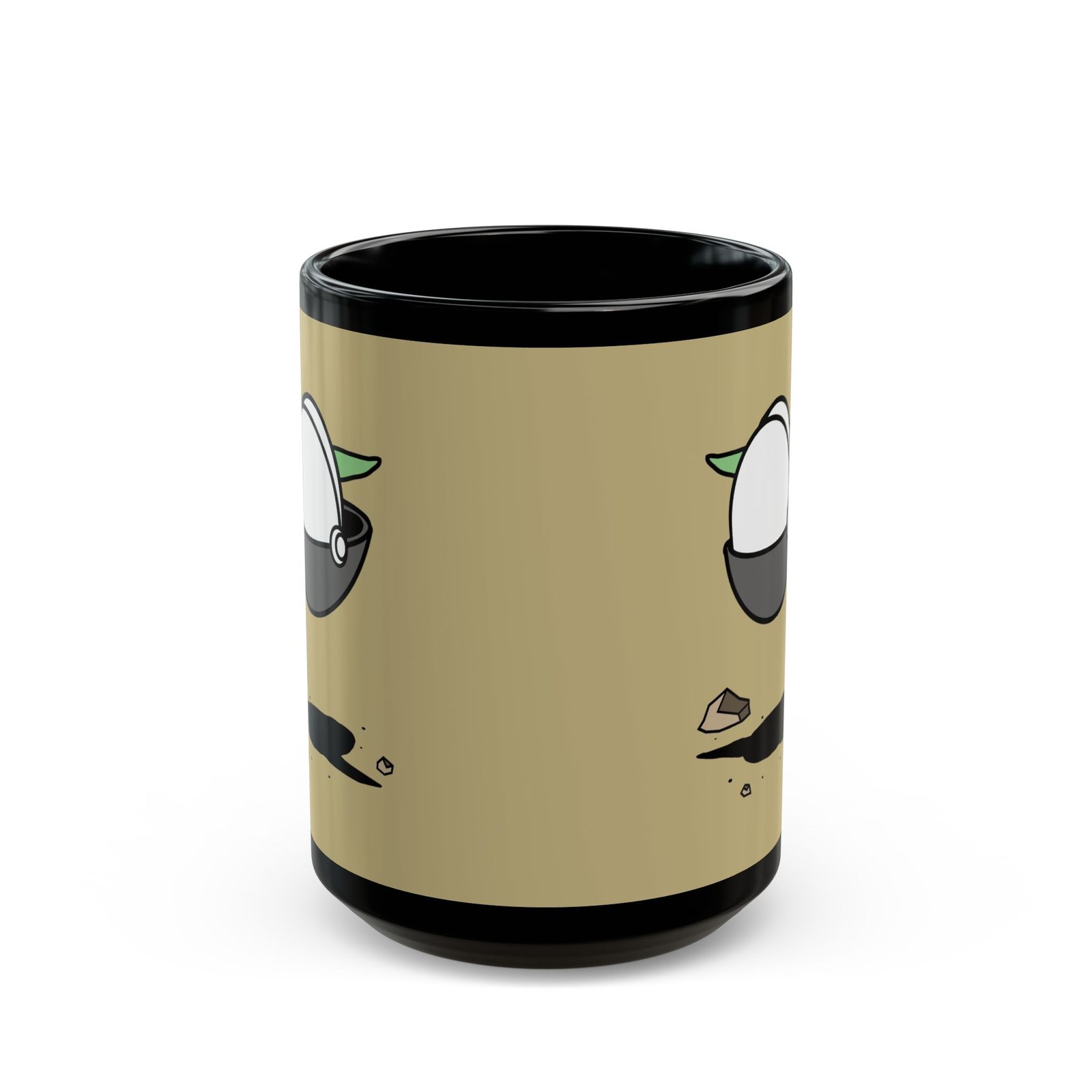 βπΈπΆπ Floating Away Black Mug β Sip While You Hover - Image 5