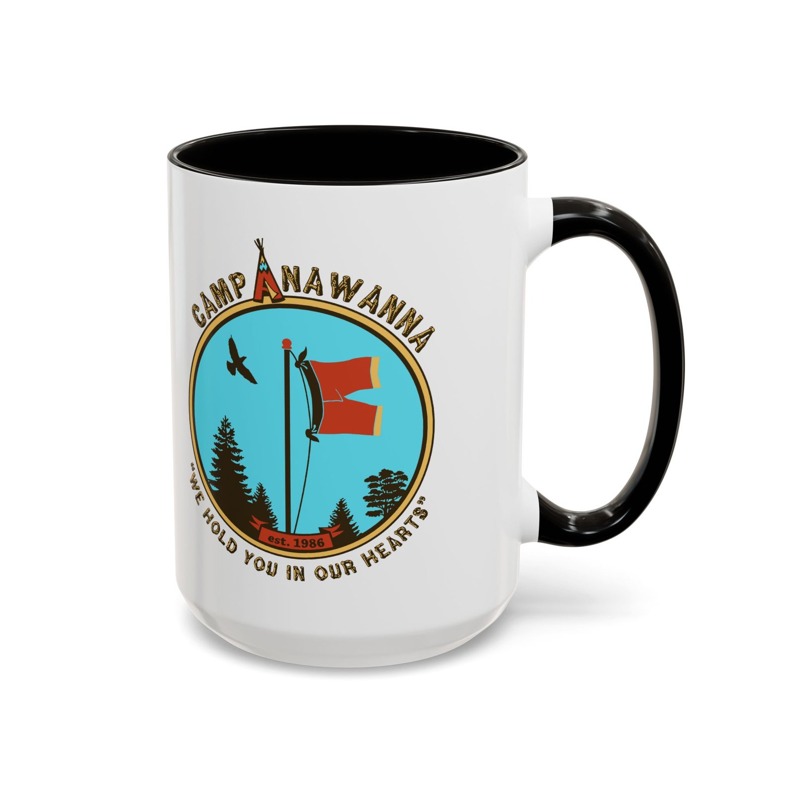 ☕🏕️🩲 Camp Anawanna Color Accent Mug – We Hold You in Our Hearts (and Hands) - Image 25