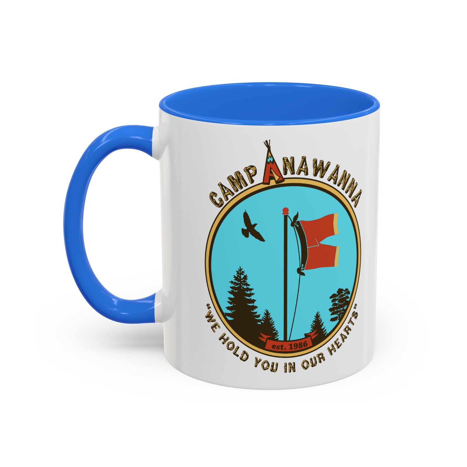 ☕🏕️🩲 Camp Anawanna Color Accent Mug – We Hold You in Our Hearts (and Hands) - Image 8