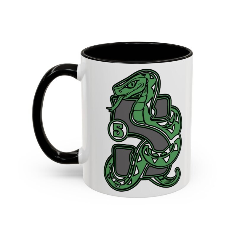 🐍 House of Snake Accent Color Mug – Sip with Cunning