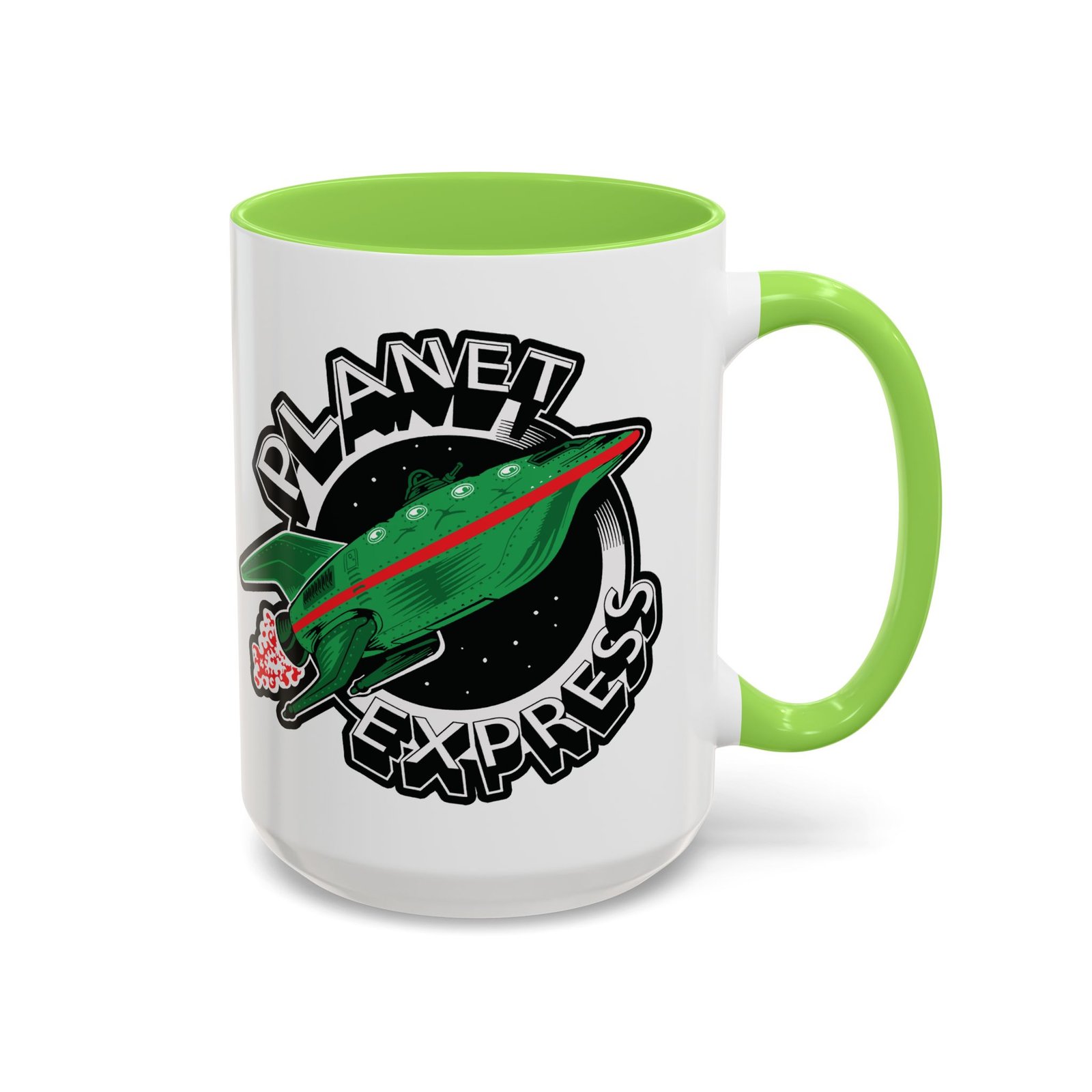 ☕ Planet Express Color Accent Mug – Fuel Your Day, 31st Century Style - Image 15