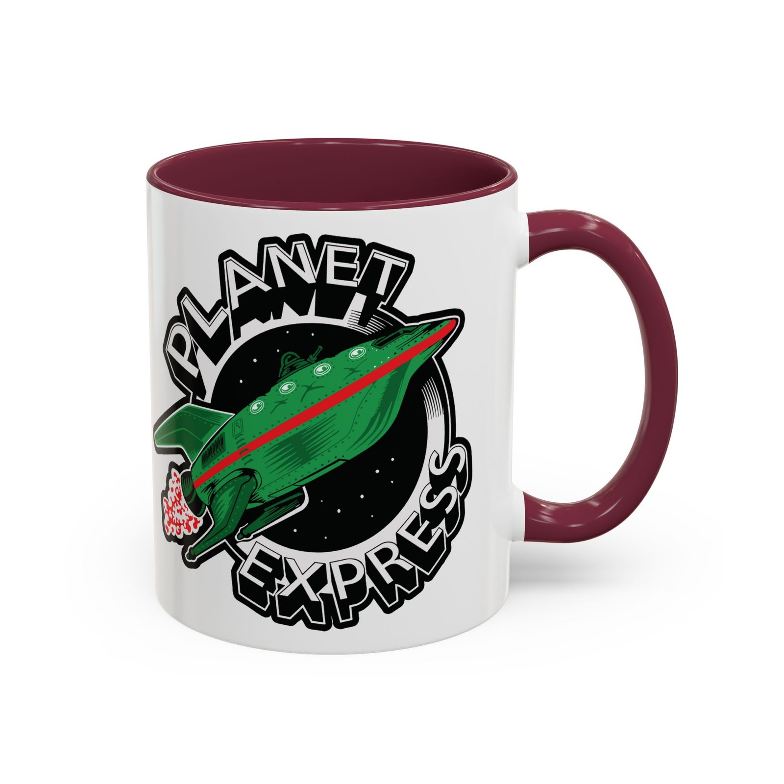 ☕ Planet Express Color Accent Mug – Fuel Your Day, 31st Century Style - Image 9