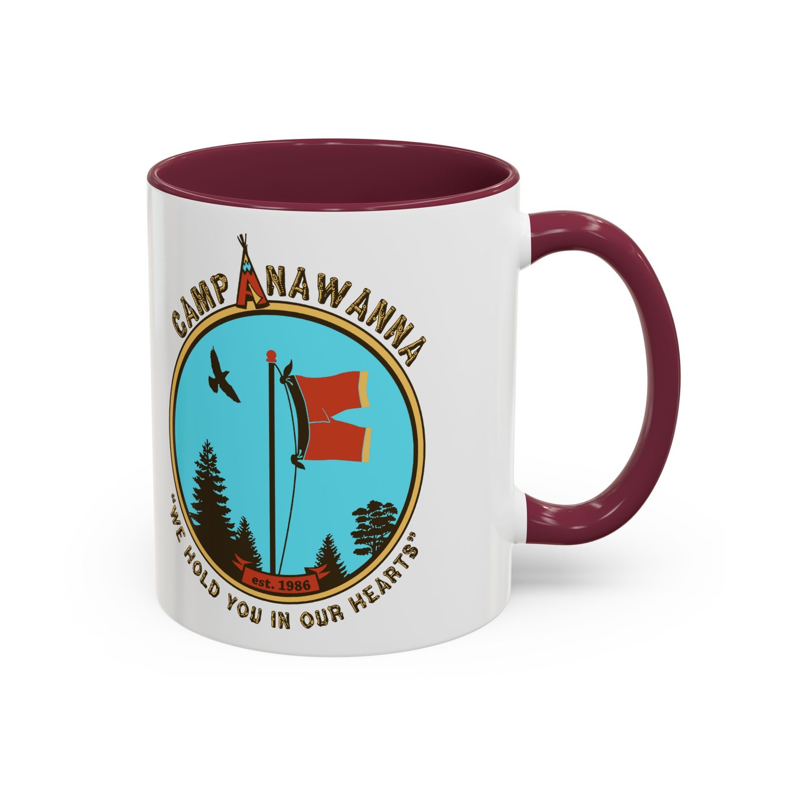 ☕🏕️🩲 Camp Anawanna Color Accent Mug – We Hold You in Our Hearts (and Hands) - Image 15