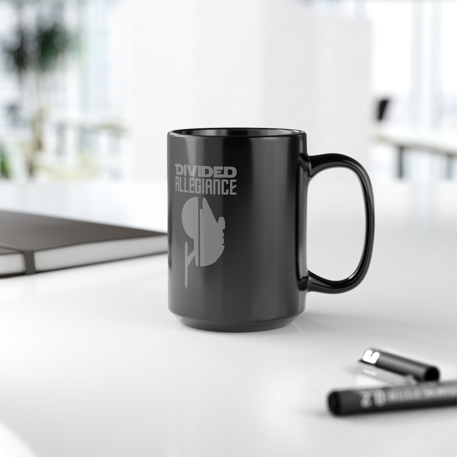 🚀🛸 Divided Allegiance Black Mug – One Mug, Two Galaxies - Image 10