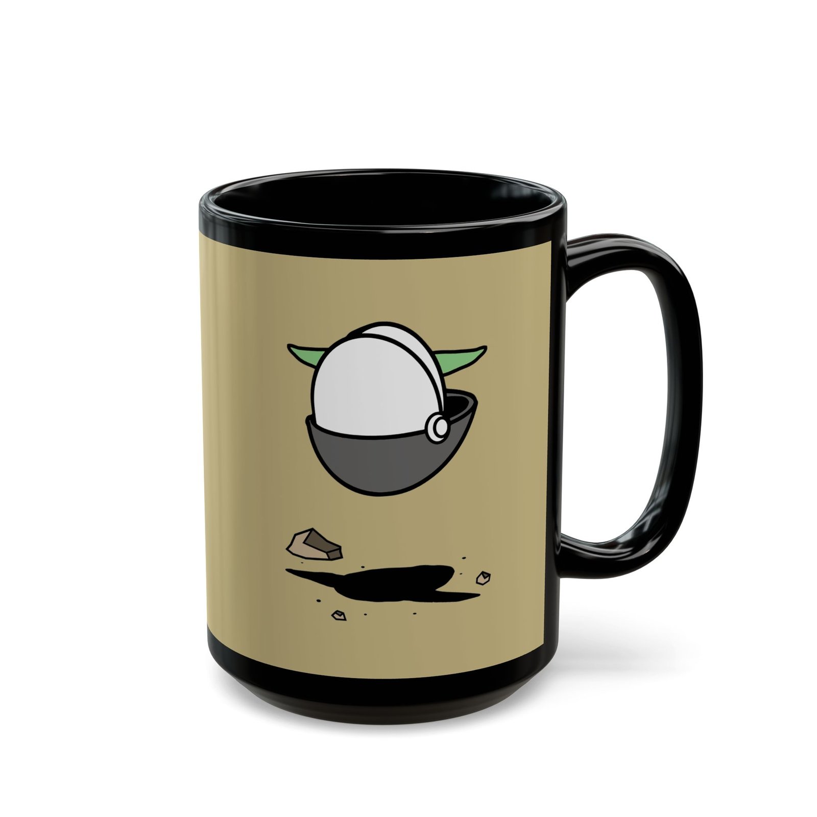 βπΈπΆπ Floating Away Black Mug β Sip While You Hover - Image 9