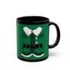 🧝‍♂️☕ Elf Tunic Black Mug – Sip Like Santa’s Favorite Helper