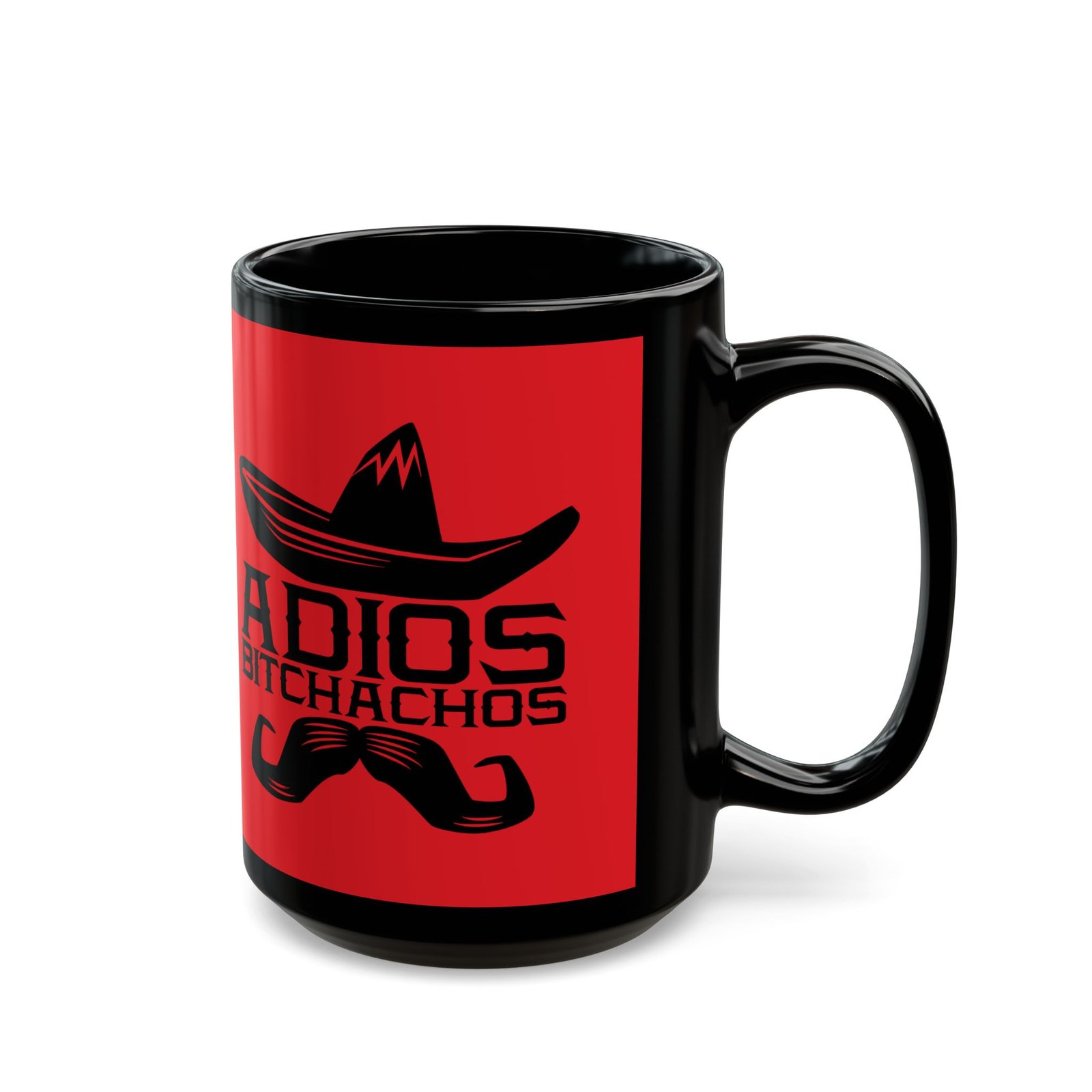 🌵 Adiós, Bitchachos Black Mug – Bold Brews & Even Bolder Goodbyes - Image 5