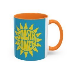 Alternative view of ☀️☕ Solar Power Accent Mug – Sip Bright, Stay Charged