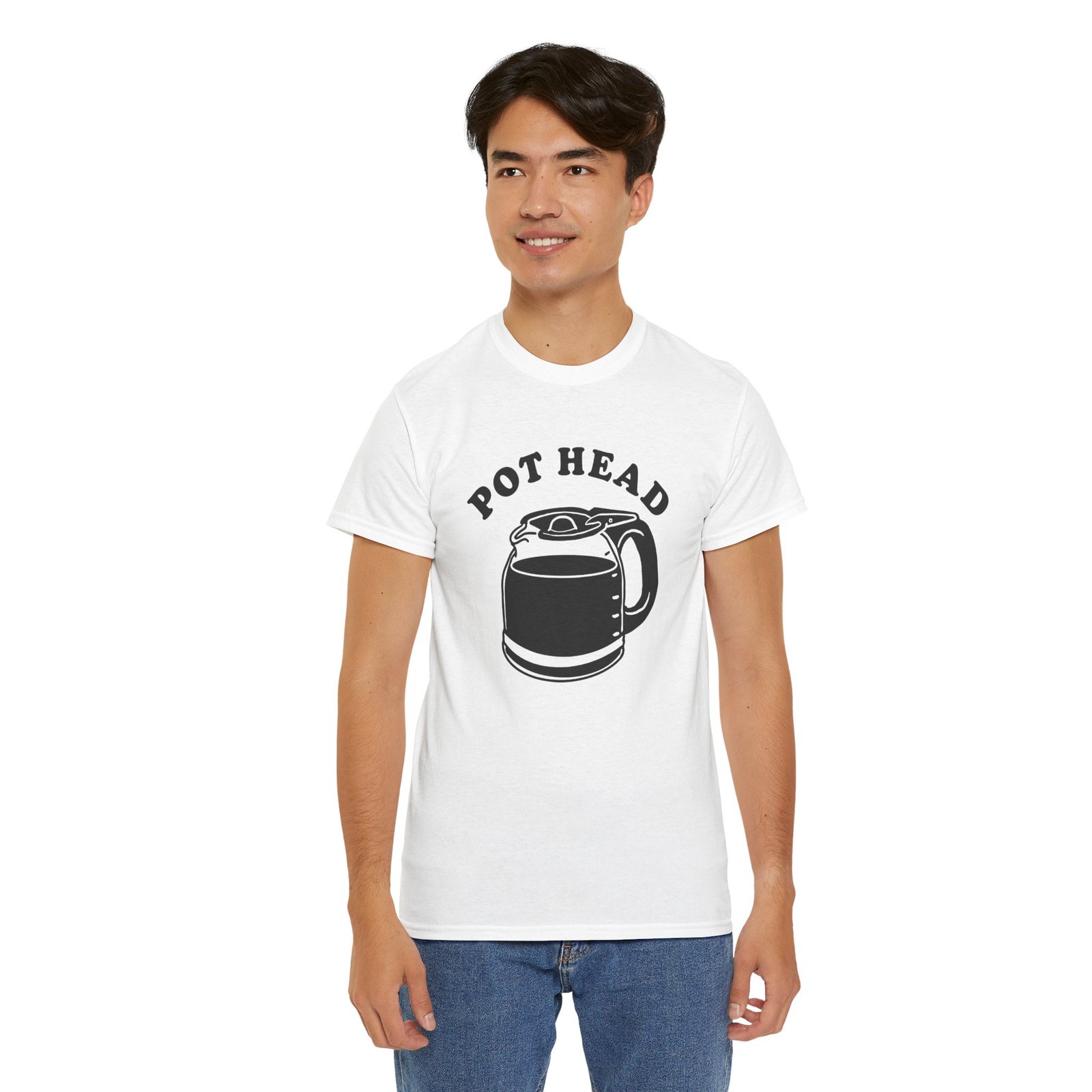 Pot Head - Unisex T-Shirt – Powered by Coffee - Image 6