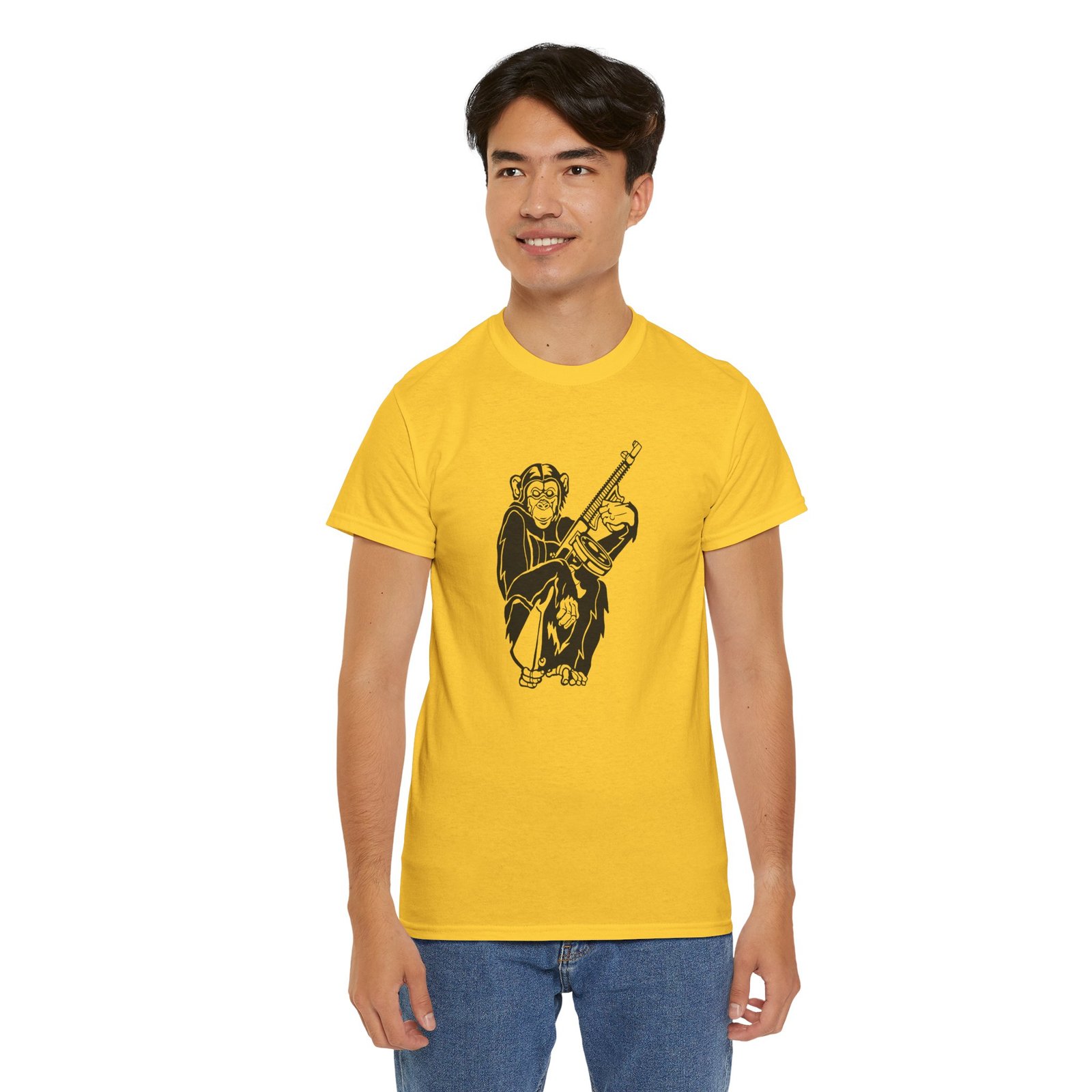 Chimp Chaos - Unisex T-Shirt – When Curiosity Meets Pure Mayhem - Image 12