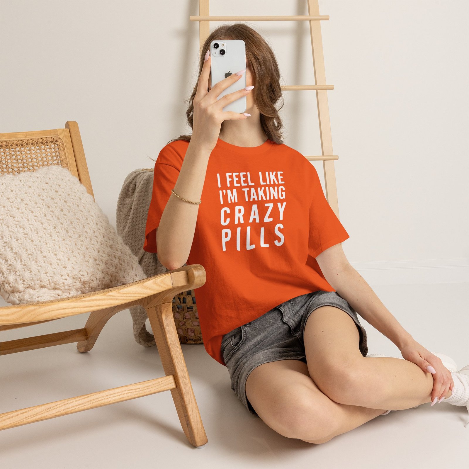 I Feel Like I'm Taking Crazy Pills - Unisex T-Shirt - Image 3
