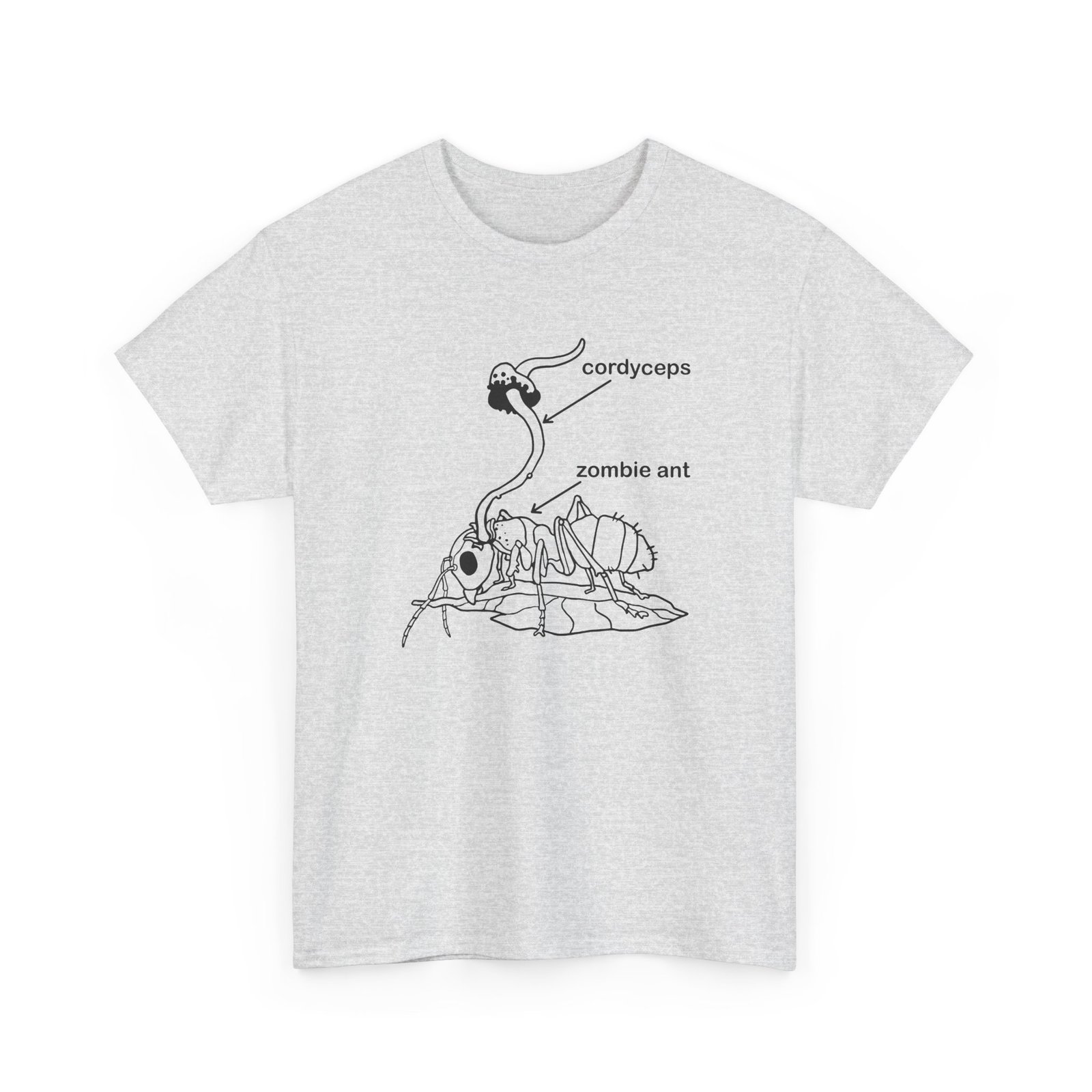 Cordyceps Zombie Ant - Unisex T-Shirt – A Mind Control Story - Image 11