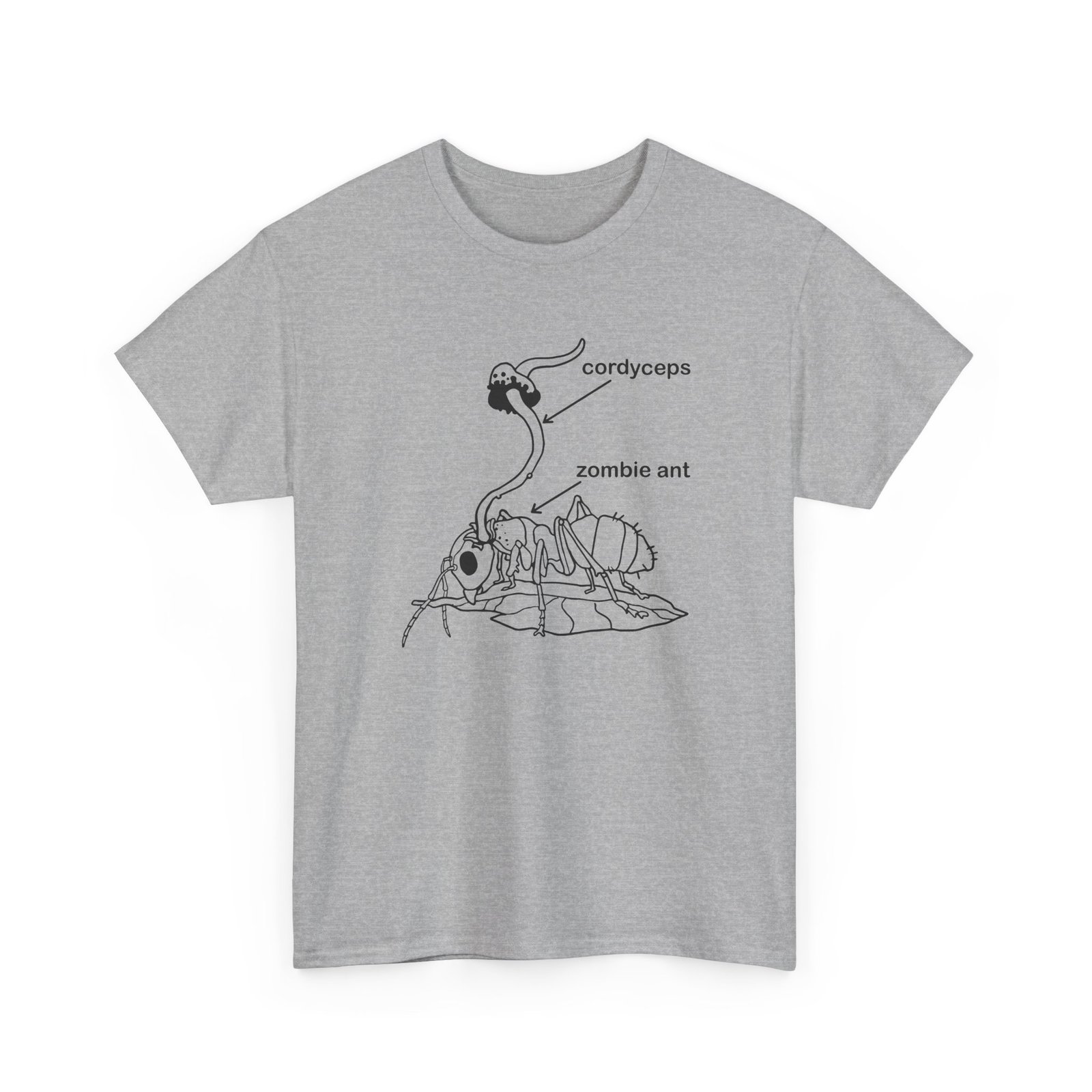 Cordyceps Zombie Ant - Unisex T-Shirt – A Mind Control Story - Image 12
