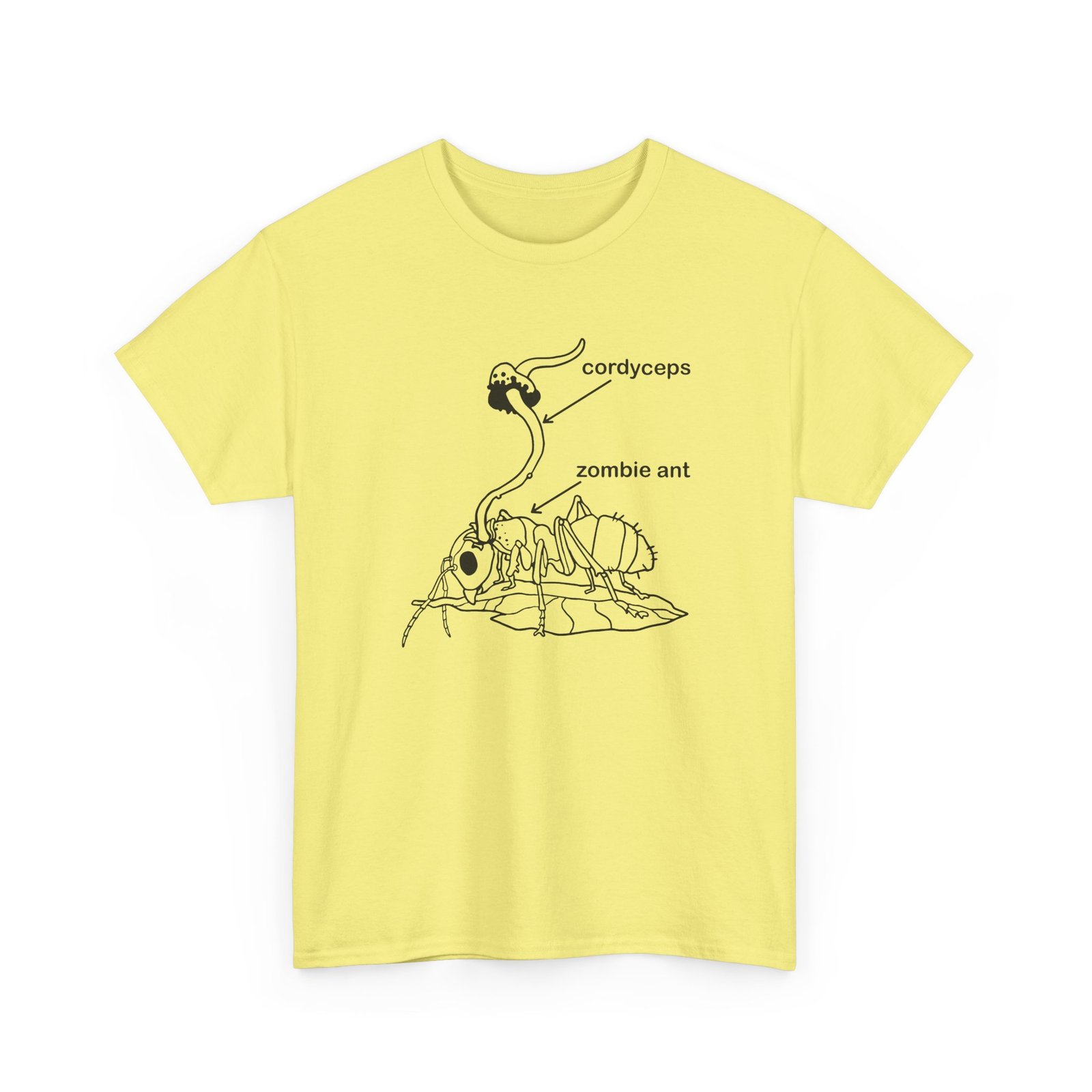 Cordyceps Zombie Ant - Unisex T-Shirt – A Mind Control Story - Image 18