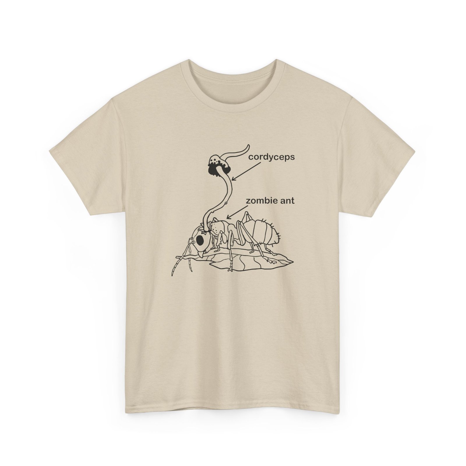 Cordyceps Zombie Ant - Unisex T-Shirt – A Mind Control Story - Image 16