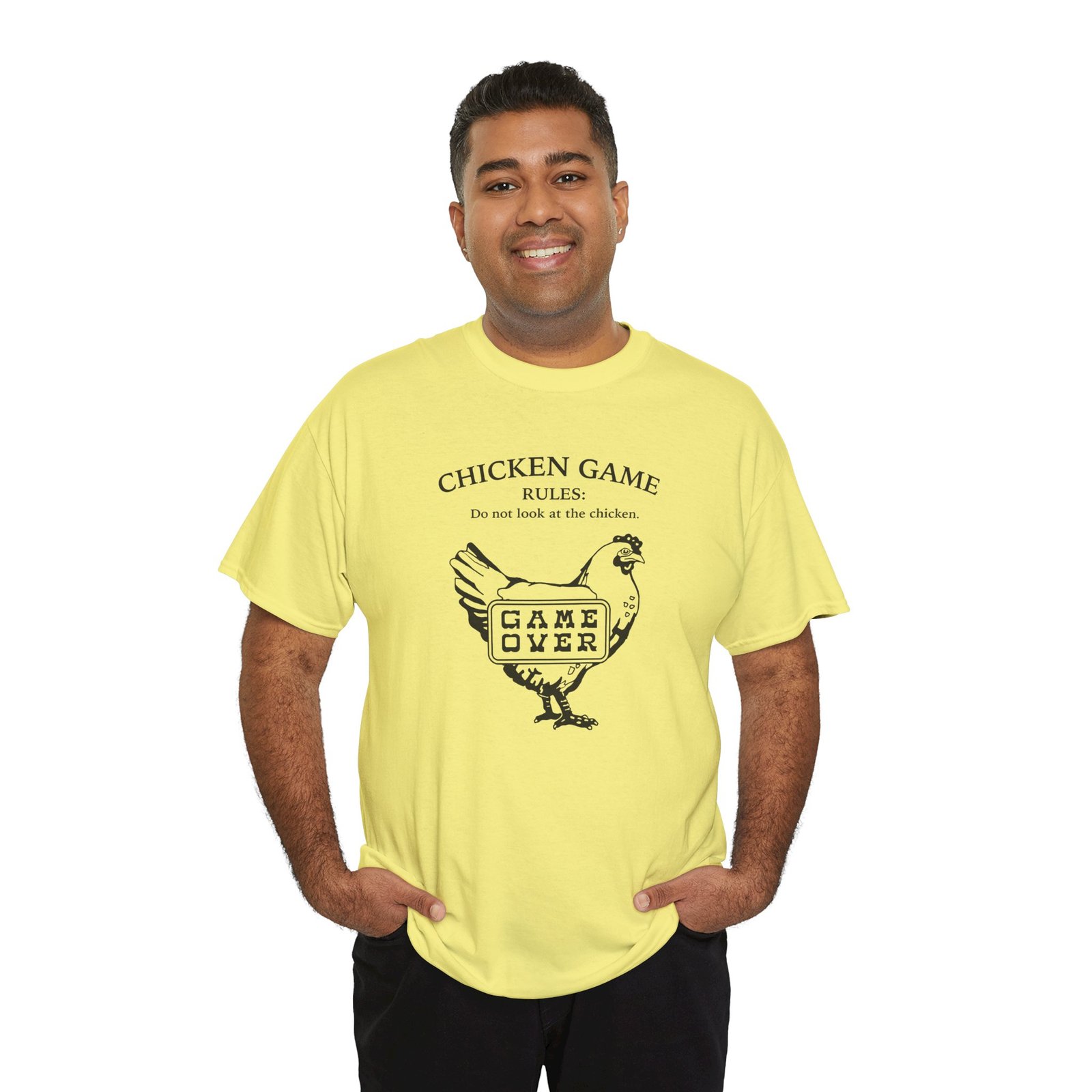 Chicken Game Rules: Do Not Look at the Chicken - Unisex T-Shirt – You Already Lost - Image 10