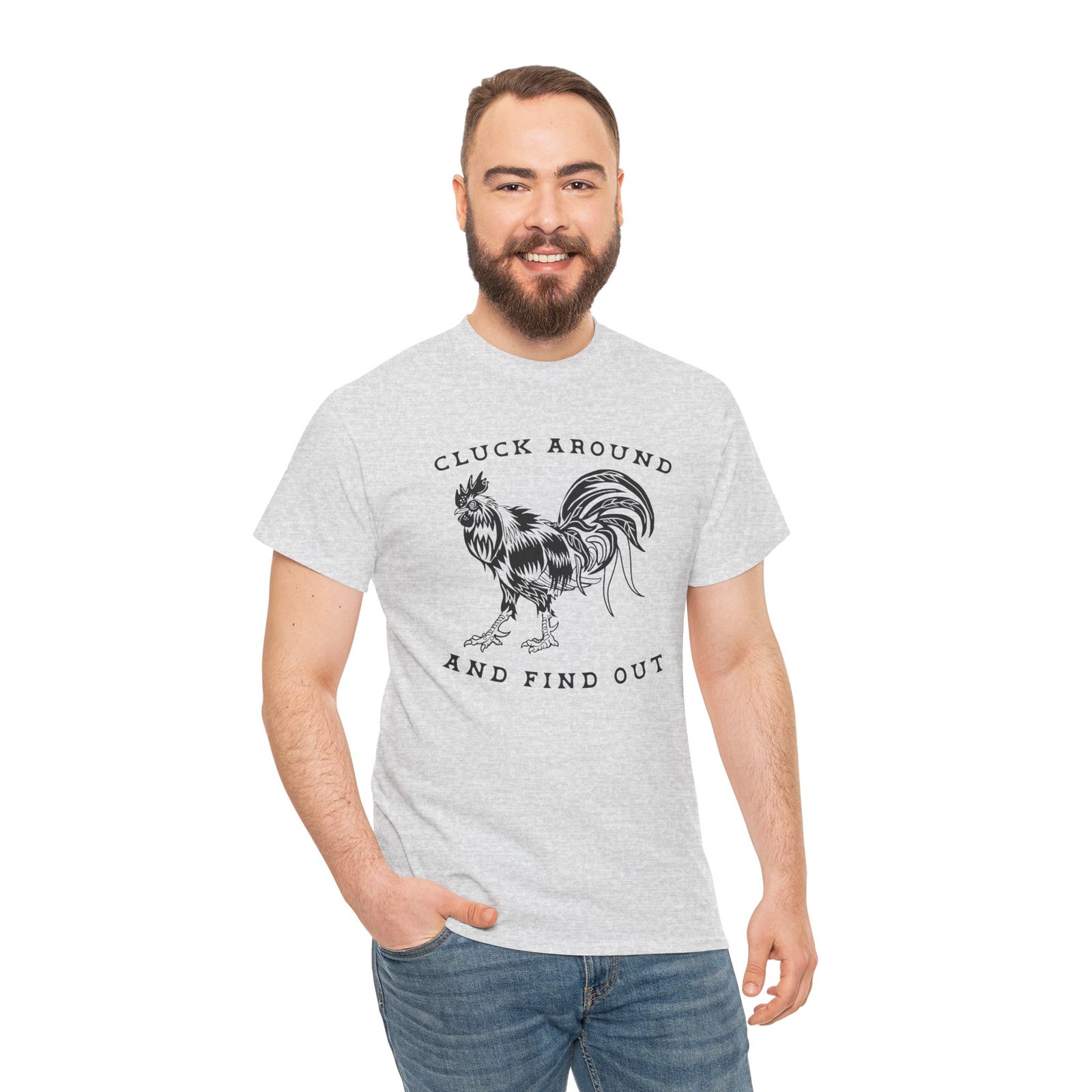 Cluck Around And Find Out - Unisex T-Shirt – Barnyard Attitude Activated - Image 7