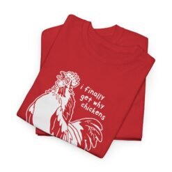 Alternative view of Why Chickens Start Their Day Screaming - Unisex T-Shirt
