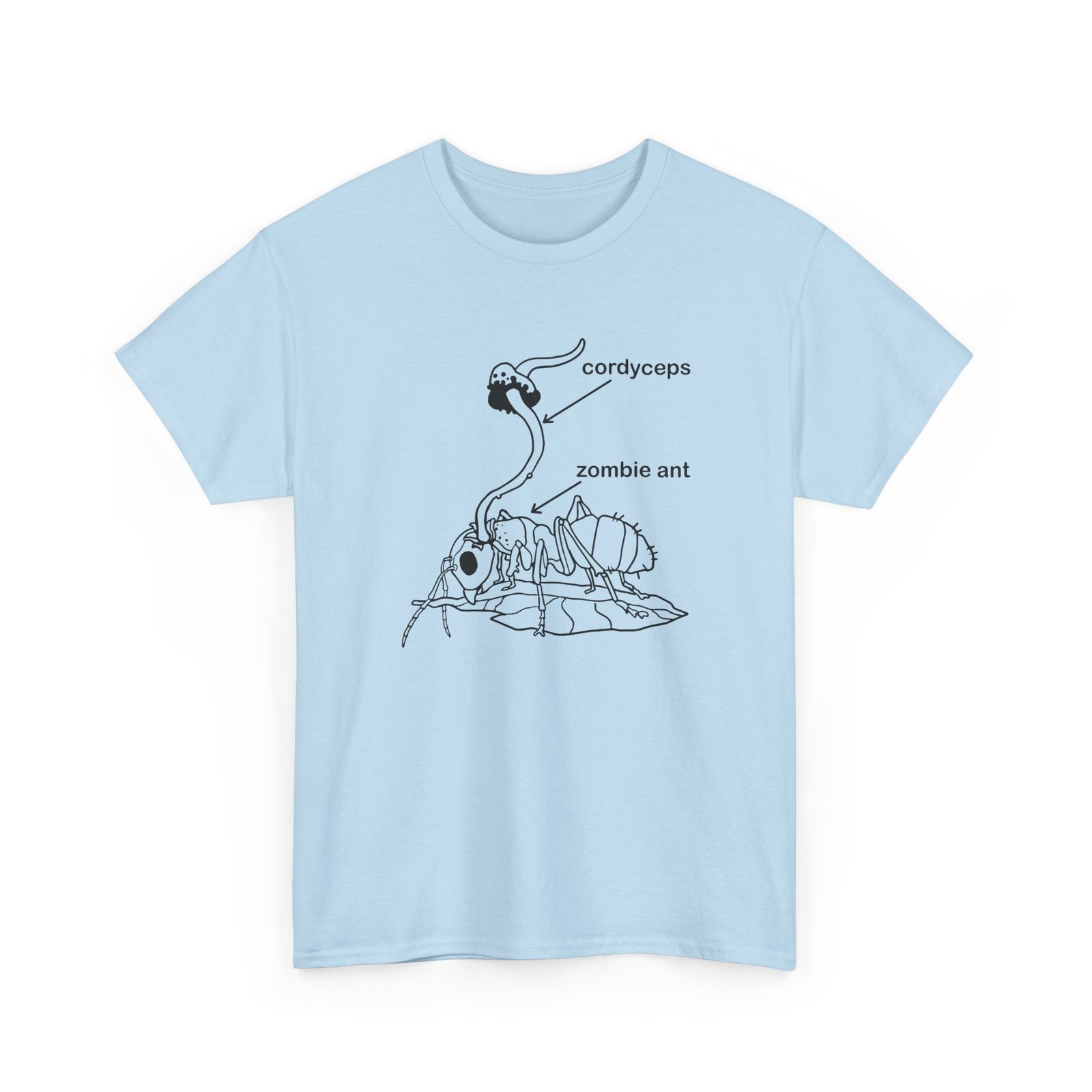 Cordyceps Zombie Ant - Unisex T-Shirt – A Mind Control Story - Image 14