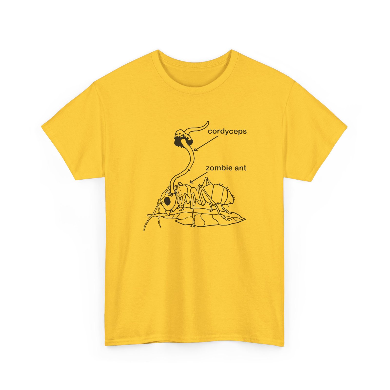 Cordyceps Zombie Ant - Unisex T-Shirt – A Mind Control Story - Image 13
