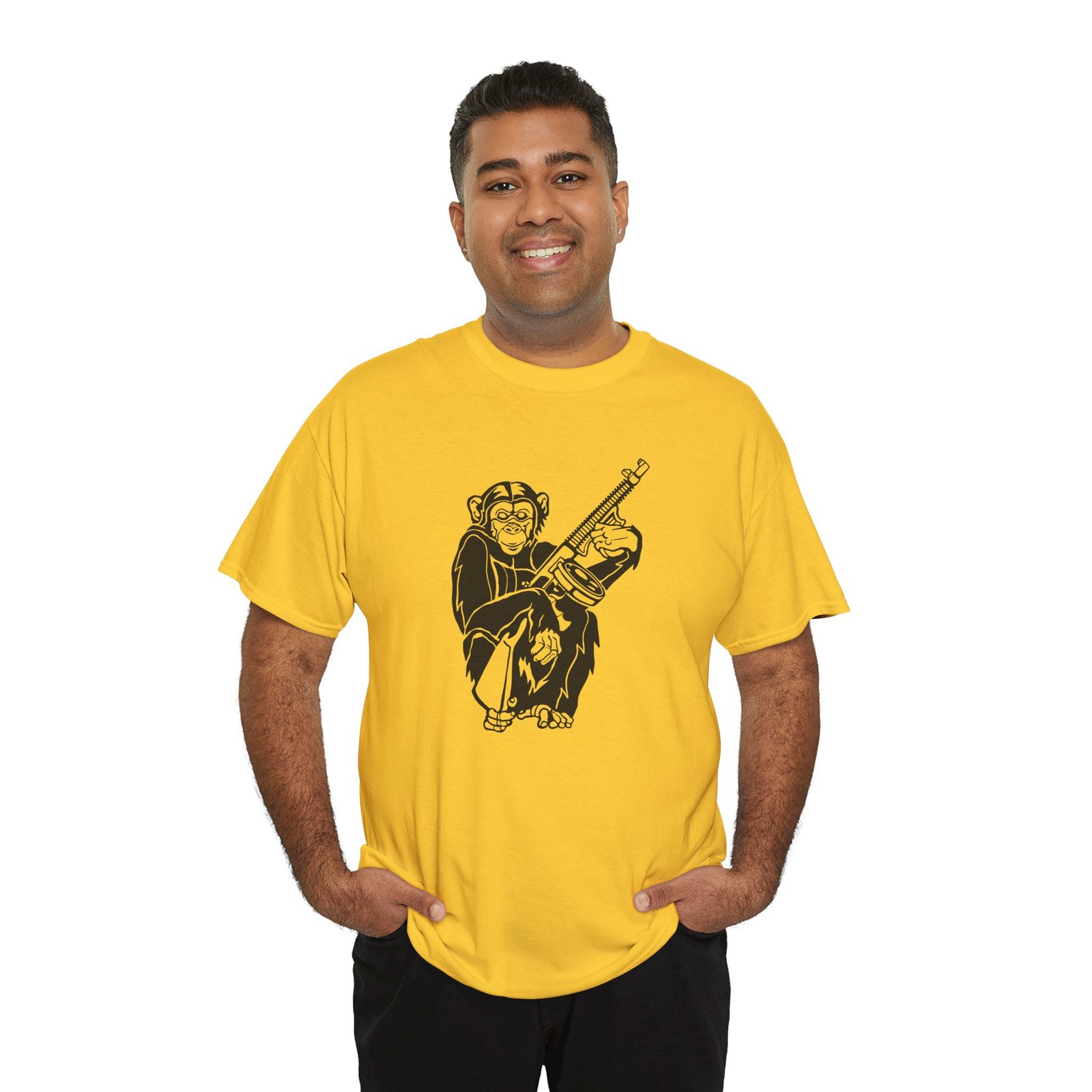 Chimp Chaos - Unisex T-Shirt – When Curiosity Meets Pure Mayhem - Image 10
