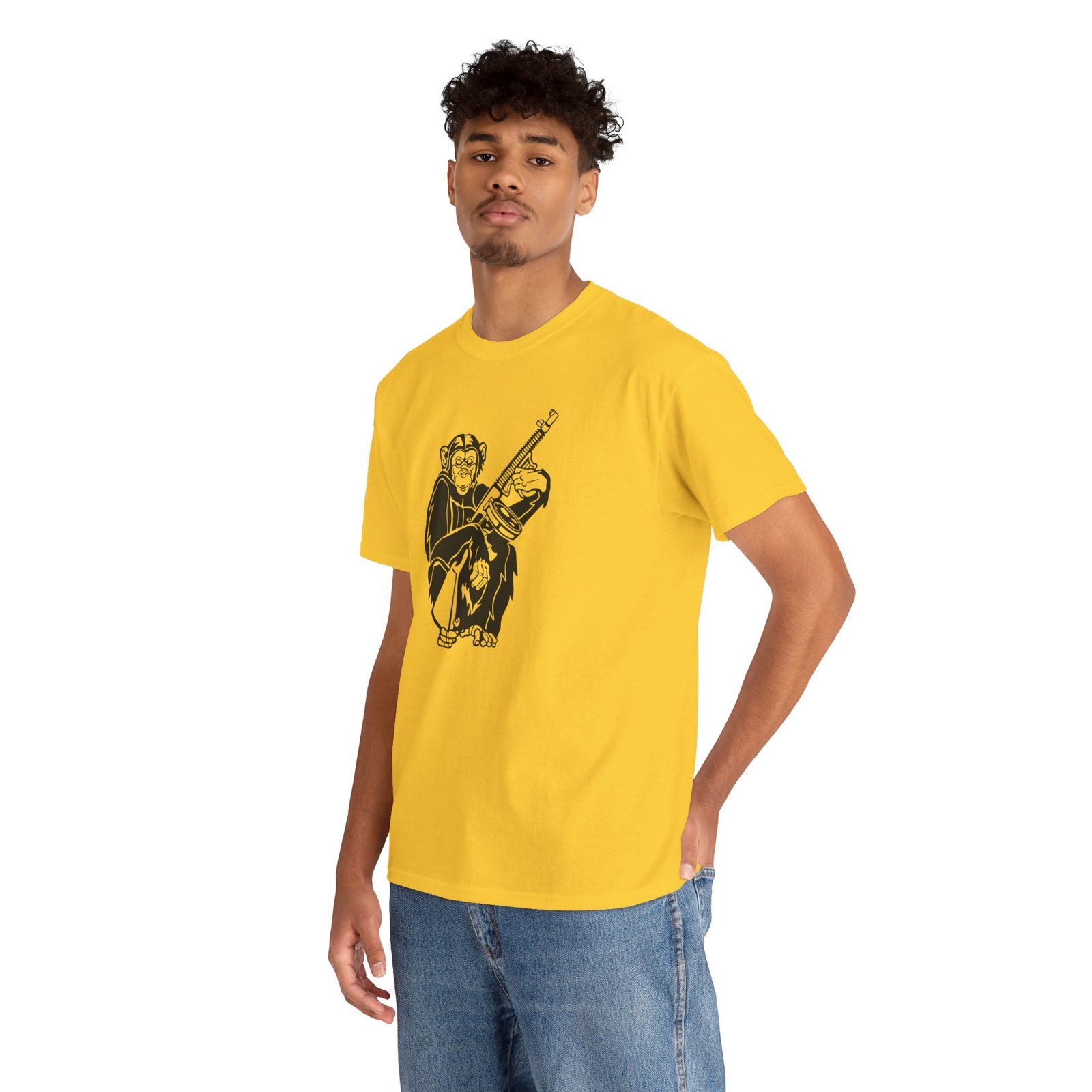 Chimp Chaos - Unisex T-Shirt – When Curiosity Meets Pure Mayhem - Image 8