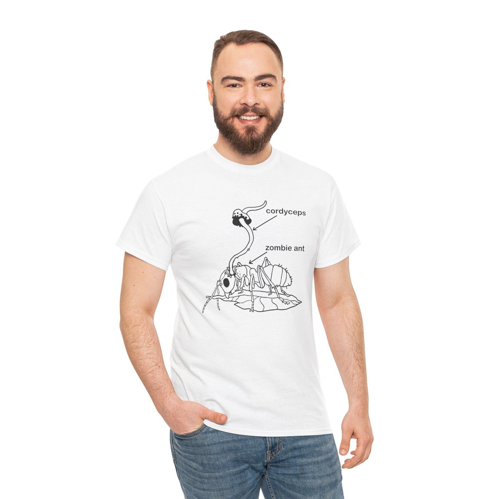 Cordyceps Zombie Ant - Unisex T-Shirt – A Mind Control Story - Image 2