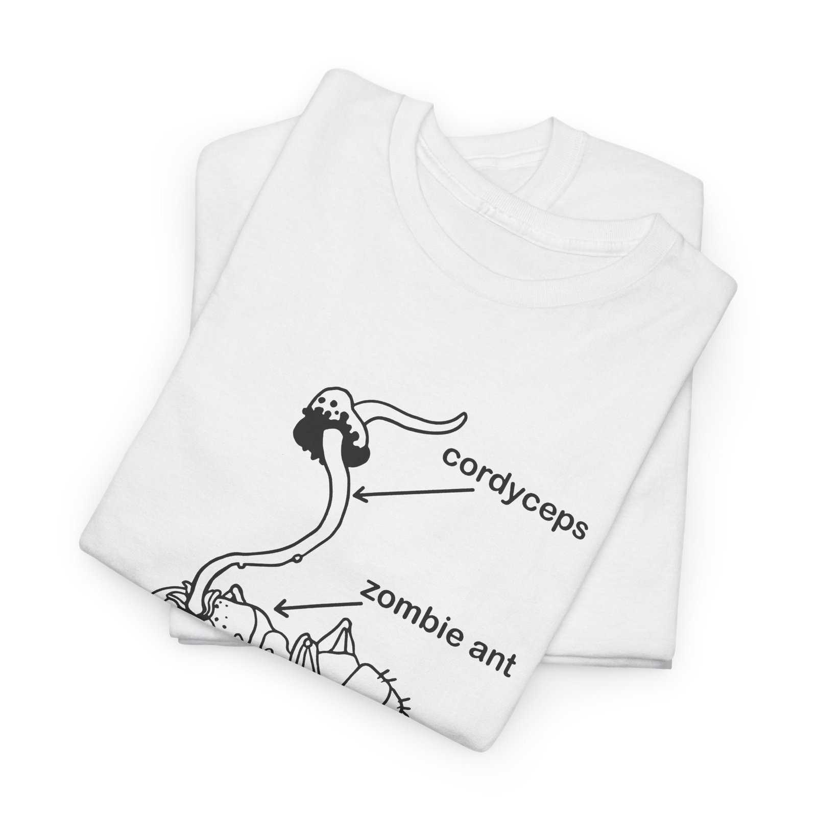 Cordyceps Zombie Ant - Unisex T-Shirt – A Mind Control Story - Image 10