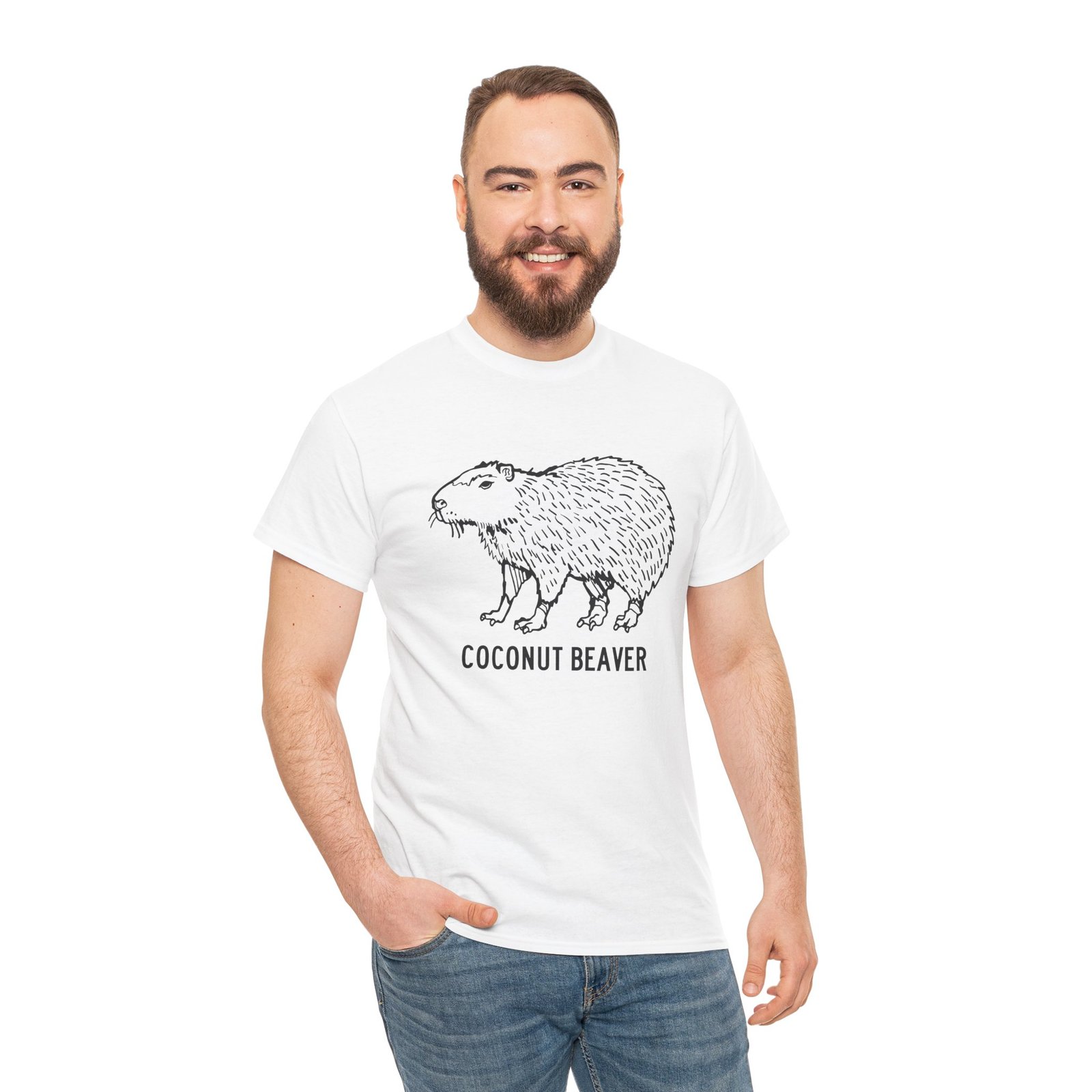 Coconut Beaver - Unisex T-Shirt – The Chillest Misidentification - Image 2