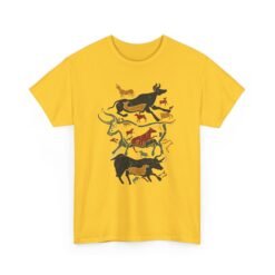 Cave Art Bulls - Unisex T-Shirt – Ancient Style, Modern Vibes - Image 16