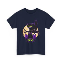 Spooky and Sweet Halloween Scene - Unisex T-Shirt - Image 17