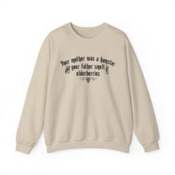 Your Mother Was a Hamster - Unisex Sweatshirt – Medieval Insults Never Felt So Cozy - Image 13