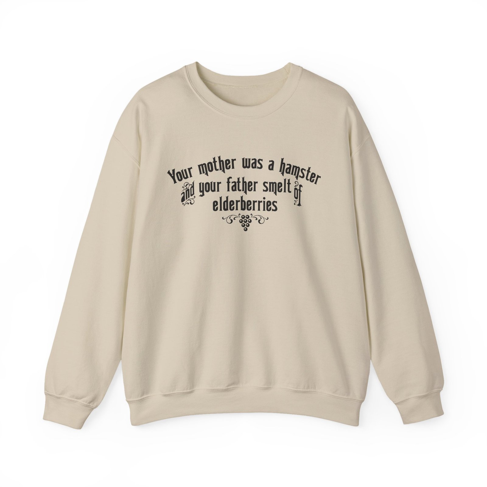 Your Mother Was a Hamster - Unisex Sweatshirt – Medieval Insults Never Felt So Cozy - Image 13