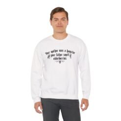 Your Mother Was a Hamster - Unisex Sweatshirt – Medieval Insults Never Felt So Cozy - Image 6