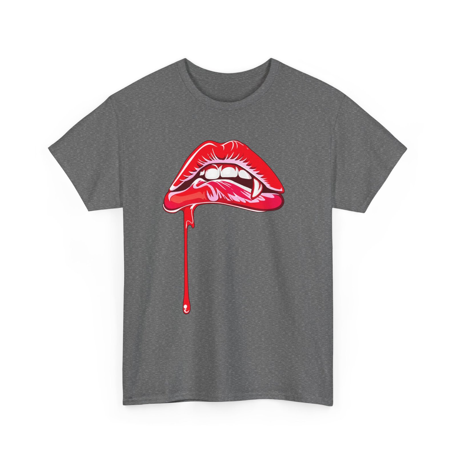 Vampire Lip Bite - Unisex T-Shirt – Sink Into Style - Image 16