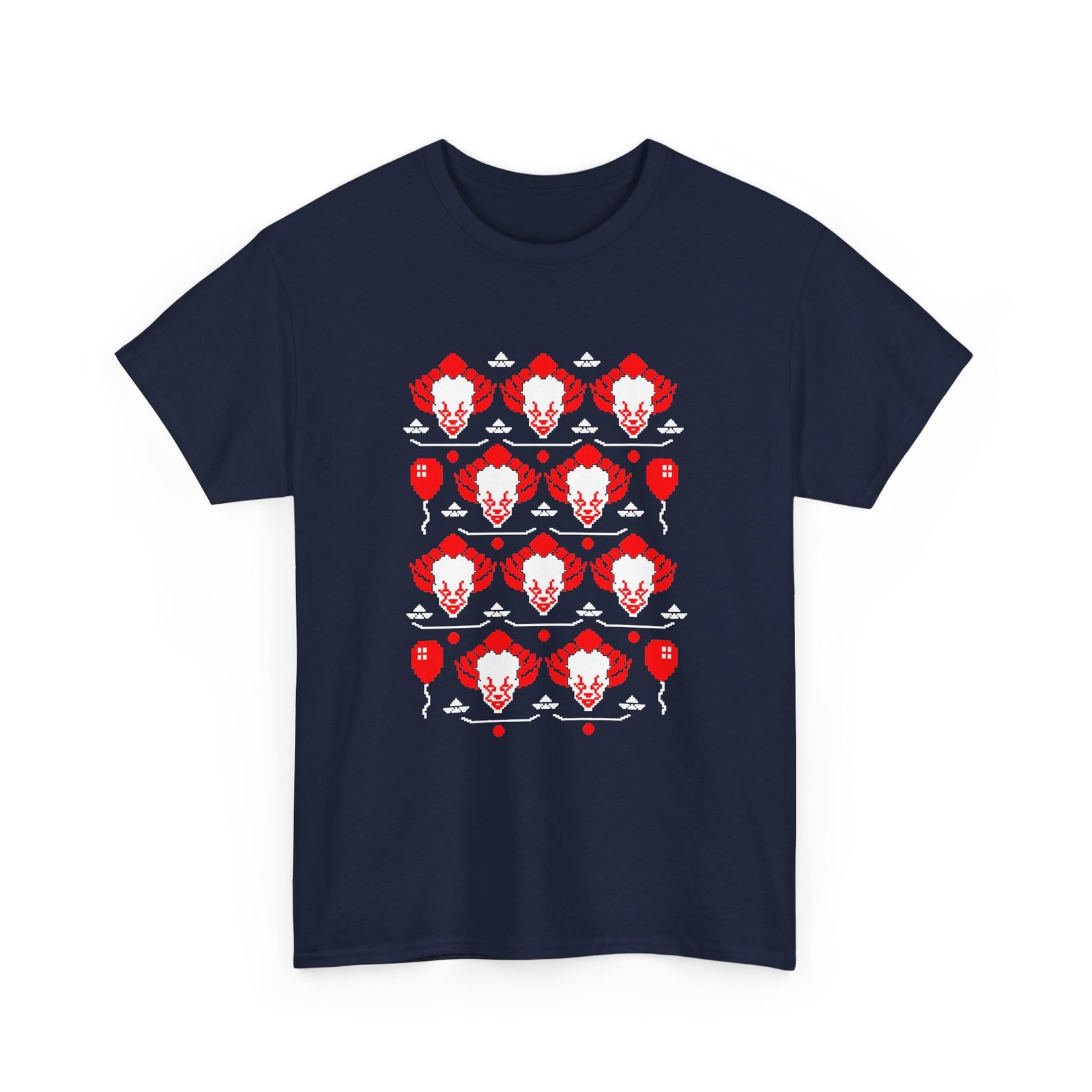 Scary Clown Halloween Christmas – Unisex T-Shirt – From Spooky Season to Scary Christmas - Image 23
