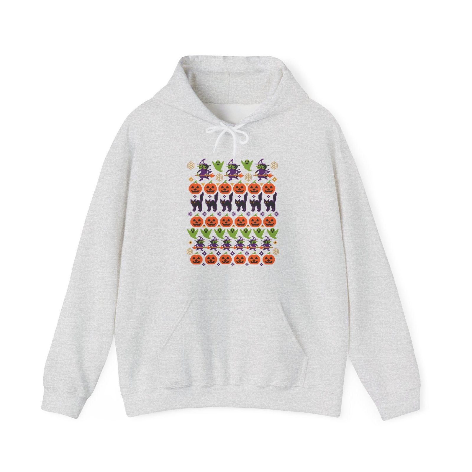 Halloween Ugly Sweater – Unisex Hoodie – Cozy, Creepy & Frightfully Festive - Image 10