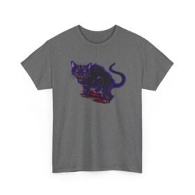 Hissing Black Cat Unisex T-Shirt – Fierce, Feline, and Full of Attitude