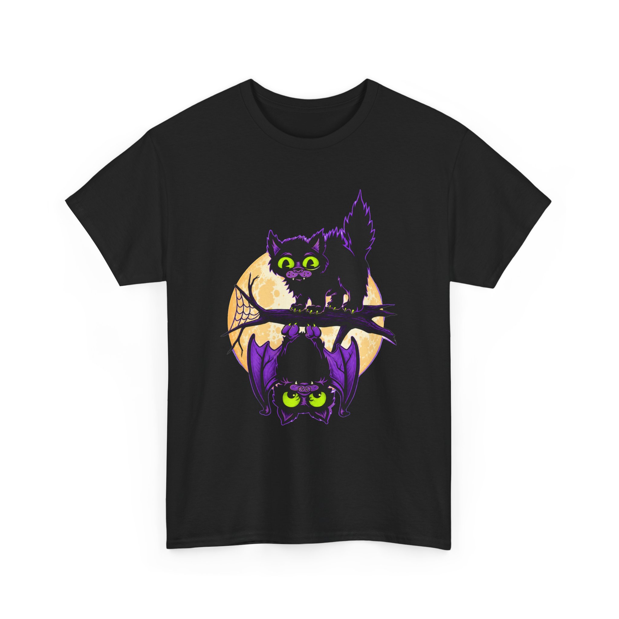 Spooky and Sweet Halloween Scene - Unisex T-Shirt