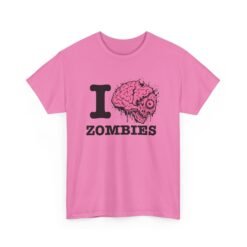 I Love Zombies - Unisex T-Shirt – Brains Are the Way to the Heart - Image 19